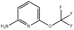 6-三氟甲氧基吡啶-2-胺 结构式