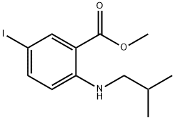 Methyl 5-iodo-2-(isobutylaMino)benzoate 结构式