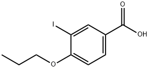 3-Iodo-4-propoxybenzoic acid 结构式
