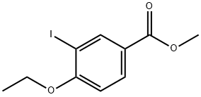 4-乙氧基-3-碘苯甲酸甲酯 结构式