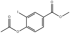 Methyl 4-acetoxy-3-iodobenzoate 结构式