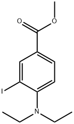 4-(二乙氨基)-3-碘苯甲酸甲酯 结构式