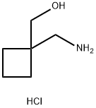 1-(氨基甲基)环丁基甲醇盐酸盐 结构式