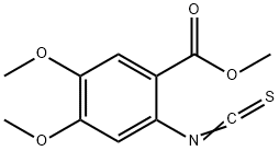 Benzoic acid, 2-isothiocyanato-4,5-diMethoxy-, Methyl ester 结构式