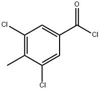 3,5-Dichloro-4-Methylbenzoyl chloride 结构式