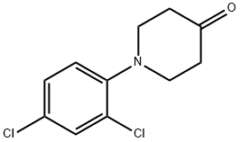 1-(2,4-DICHLOROPHENYL)PIPERIDIN-4-ONE 结构式