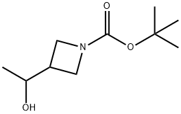 1-BOC-3-(1-羟乙基)吖啶 结构式