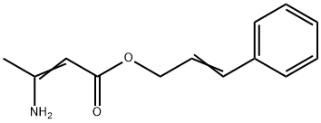 CinnaMyl 3-aMinobut-2-enoate 结构式