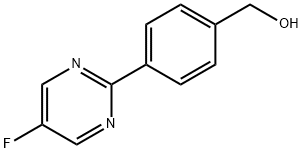(4-(5-氟嘧啶-2-基)苯基)甲醇 结构式