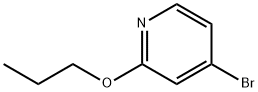 4-溴-2-丙氧基吡啶 结构式