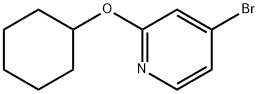 4-溴-2-(环己氧基)吡啶 结构式