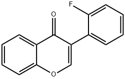 3-(2-fluorophenyl)-4H-chroMen-4-one 结构式