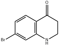 7-溴-2,3-二氢喹啉-4-酮 结构式