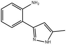 苯基胺,2-(5-甲基-2H-吡唑-3-基)- 结构式
