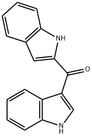 (1H-吲哚-2-基)(1H-吲哚-3-基)甲酮 结构式