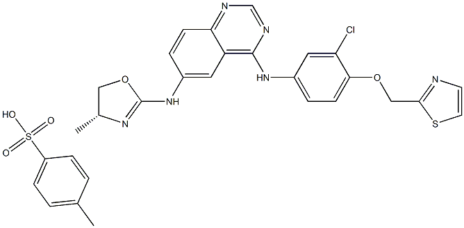 VARLITINIB TOSYLATE 结构式