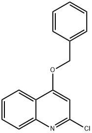 4-(苄氧基)-2-氯喹啉 结构式