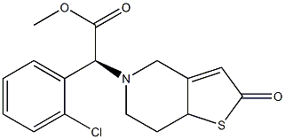 2S-氧氯吡格雷(盐酸盐) 结构式