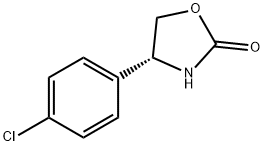 R-4-(4-氟苯基)恶唑-2-酮 结构式