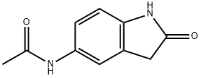 N-(2-OX吲哚啉-5-基)乙酰胺 结构式