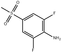 2,6-二氟-4-甲砜基苯胺 结构式