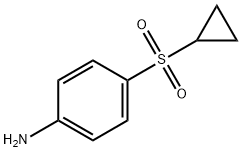 4-(环丙基磺酰)苯胺 结构式