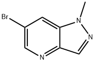 6-溴-1-甲基-1H-吡唑并[4,3-B]吡啶 结构式