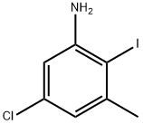 5-氯-2-碘-3-甲基苯胺 结构式