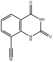 2,4-二氧代-1,2,3,4-四氢喹唑啉-8-甲腈 结构式