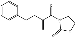 3-(2-亚甲基-4-苯基丁酰)恶唑-2(3H)-酮 结构式