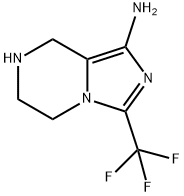 IMidazo[1,5-a]pyrazin-1-aMine, 5,6,7,8-tetrahydro-3-(trifluoroMethyl)- 结构式