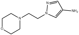 1-(2-吗啡啉-4-基-乙基)-1H-吡唑-4-胺 结构式