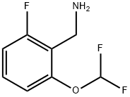 2-(DIFLUOROMETHOXY)-6-FLUOROBENZYL AMINE 结构式