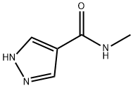 N-甲基吡唑-4-甲酰胺 结构式