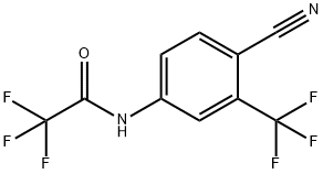 N-[4-Cyano-3-(trifluoroMethyl)phenyl]-2,2,2-trifluoroacetaMide 结构式