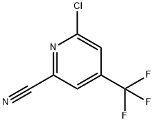 6-氯-4-(三氟甲基)吡啶腈 结构式