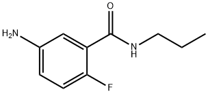 2-氟-N-N-丙基苯甲酰胺 结构式