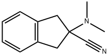 2-(二甲基氨基)-2,3-二氢-1H-茚-2-甲腈 结构式