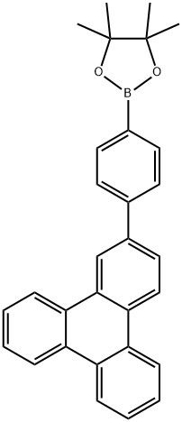 4-(三亚苯-2-基)苯基硼酸频哪醇酯 结构式