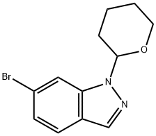 6-溴-1-(四氢-2H-吡喃-2-基)-1H-吲唑 1G 结构式