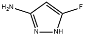 5-氟-1H-吡唑-3-胺 结构式