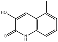 3-羟基-5-甲基喹啉-2(1H)-酮 结构式