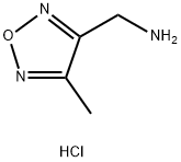 C-4-甲基 -3-恶二唑甲胺盐酸盐 结构式