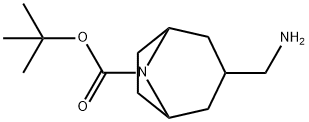 tert-butyl 3-(aMinoMethyl)-8-azabicyclo[3.2.1]octane-8-carboxylate 结构式