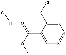 甲基4-(氯甲基)烟酸酯盐酸盐 结构式