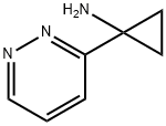 1-(哒嗪-3-基)环丙烷-1-胺 结构式