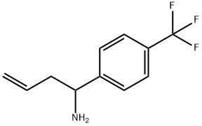 1-(4-TRIFLUOROMETHYLPHENYL)-BUT-3-ENYLAMINE 结构式