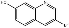 3-溴喹啉-7-醇 结构式