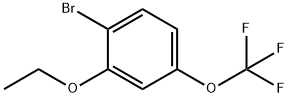 1-溴-2-乙氧基-4-(三氟甲氧基)苯 结构式