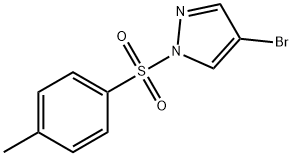 4-溴-1-甲苯磺酰基-1H-吡唑 结构式